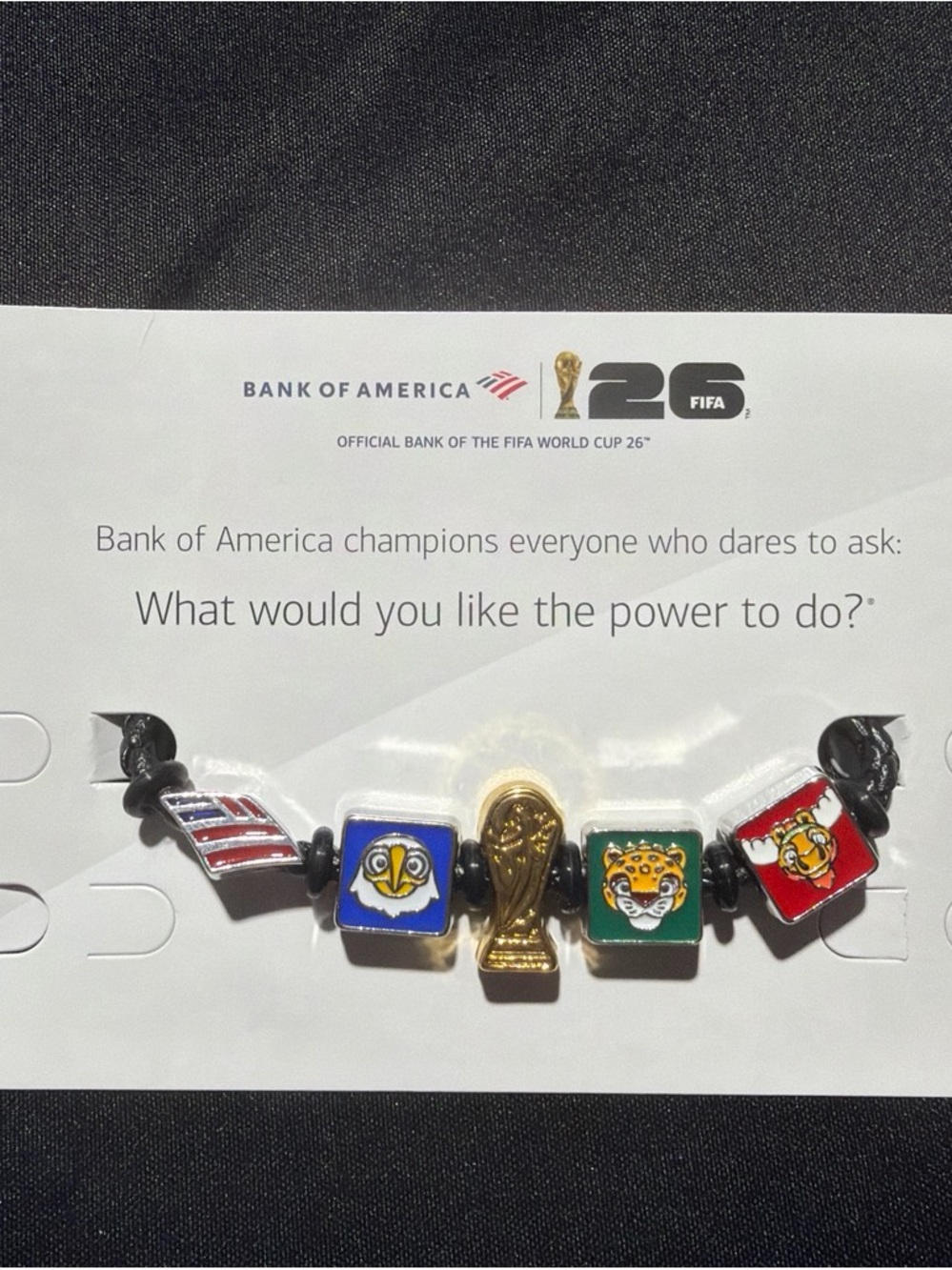 Bank of America FIFA World Cup 26 Charm Bracelet - Multicolor